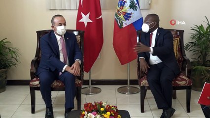 - Dışişleri Bakan Mevlüt Çavuşoğlu, Haiti’de