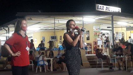 KARAOKE "E dimmi che non vuoi morire" - Ersilia Matrone - Eurecastyle animazione - Villaggio camping Lungomare Cropani Marina   - ESTATE 2020
