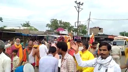 बाबा तिलभांडेश्वर की अंतिम सवारी शाही ठाठ-बाठ के साथ नगर भृमण पर निकली