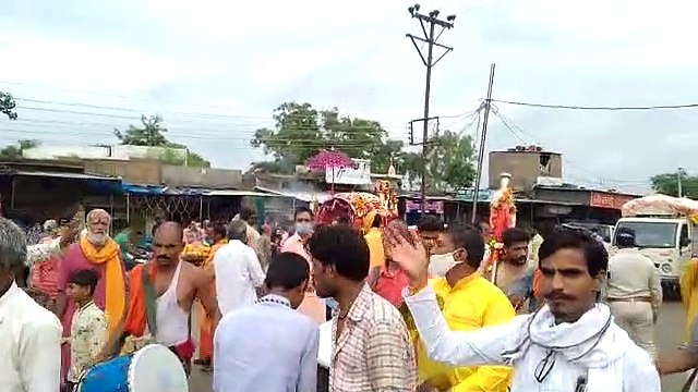बाबा तिलभांडेश्वर की अंतिम सवारी शाही ठाठ-बाठ के साथ नगर भृमण पर निकली