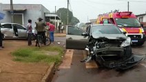 Duas pessoas se ferem após colisão entre carros na Região Norte