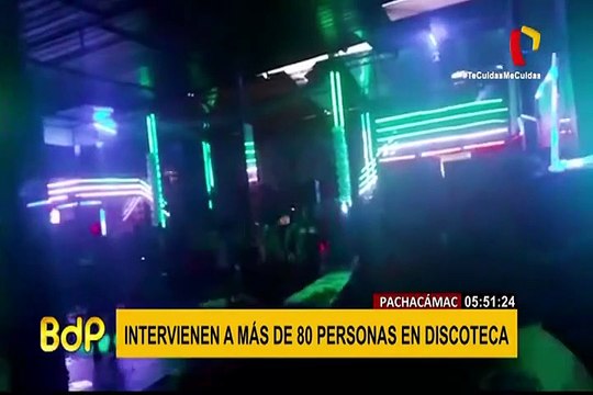 Jóvenes que acudieron a discoteca terminaron contra el piso y detenidos