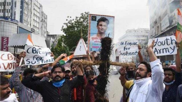 Shatak: Karni sena march in Patna to get justice for Sushant