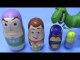 Toy Story 4 Surprises egg Playdoh Stacking Cups Kinder egg pop-up toys Rex goes Shopping