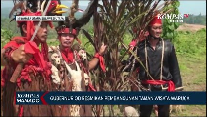 Gubernur Od Resmikan Pembangunan Taman Wisata Waruga