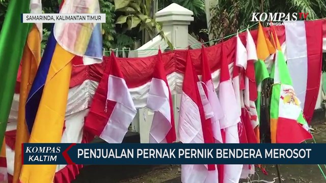 Penjualan Pernak Pernik Bendera Merosot