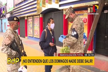 Vergonzoso: así fueron intervenidos quienes desacataron inmovilización del domingo