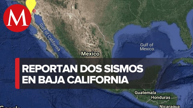 Dos sismos sacuden Baja California; descartan alerta de tsunami