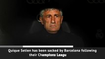 Setien sacked by Barcelona