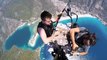 Paragliding Pals Play Backgammon From High Above