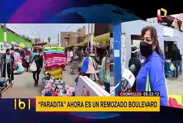 Chorrillos: recuperan 'La Paradita' que estaba tomada por ambulantes