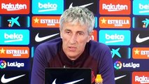 El FC Barcelona despide a su entrenador Quique Setién