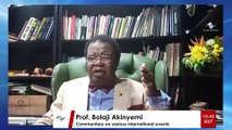 When citizens choose to bear arms to protect themselves, it signals a failure of the state says Prof. Bolaji Akinyemi