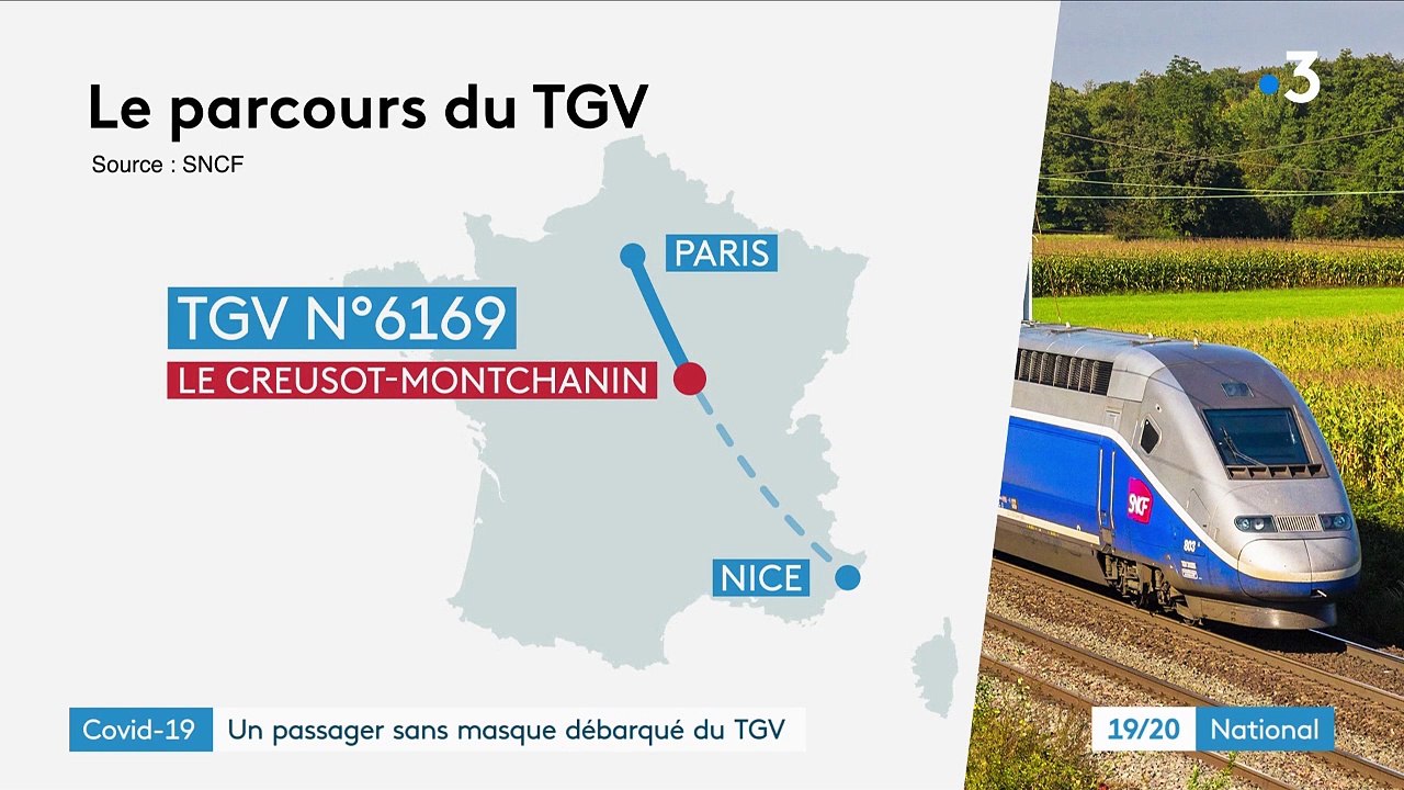 Covid-19 : un passager expulsé d'un train pour avoir refusé de porter un masque