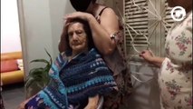 Família faz serenata para comemorar aniversário de idosa de 100 anos em Cachoeiro