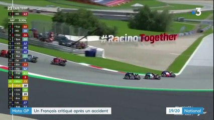 Moto GP : un Français critiqué après un accident