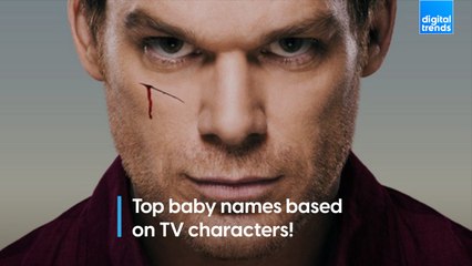 Top baby names based on TV characters!