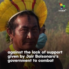 Brazil's Kayapo people block trans-Amazonian road to protest virus crisis