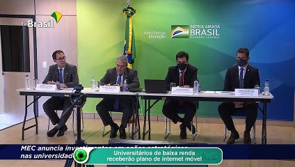 Universitários de baixa renda receberão plano de internet móvel