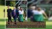 Barron Trump, 14, Towers Over Dad Donald Trump and Waves To Press While Boarding Air Force One