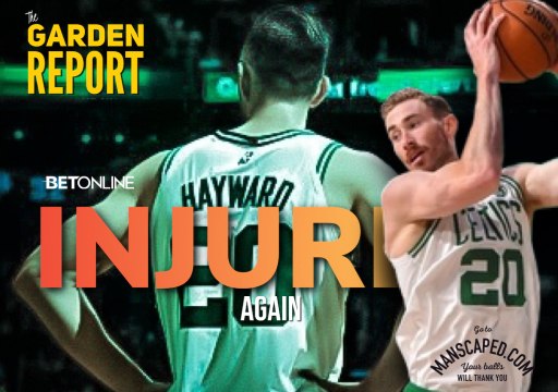 Gordon Hayward Leaves Game 1 vs 76ers With Ankle Injury | Garden Report