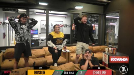 FULL REPLAY: Bruins vs. Hurricanes Game 4 LIVE from the Gambling Cave - Presented by BODYARMOR