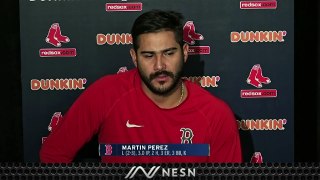 Martin Perez Reacts To Red Sox's Monday Night Loss To Yankees