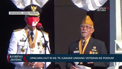 Upacara HUT RI ke-75, Ganjar Undang Veteran ke Podium