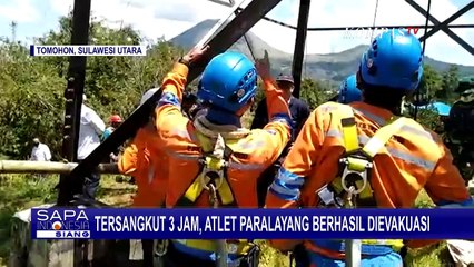 Atlet Paralayang Tersangkut 3 Jam di Saluran Udara Tegangan Tinggi Ketika Pengibaran Bendera