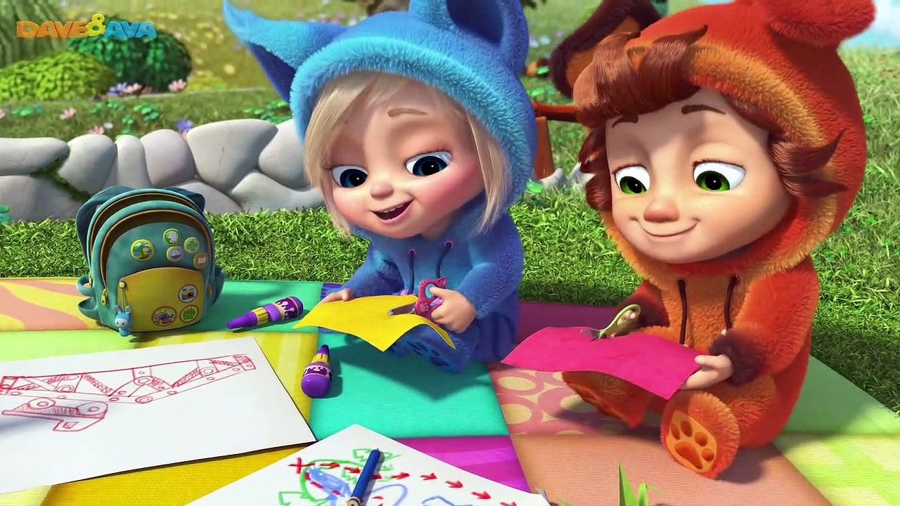  Two Little Dicky Birds | Dave and Ava | Nursery Rhymes & Kids Songs 