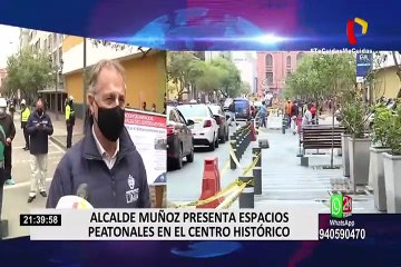Centro de Lima: varias calles fueron peatonalizadas parcialmente