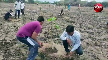VIDEO : ग्रामीणों ने ठानी : चालीस बीघा जमीन को संवारा, अब एक हजार पौधे लगाने का लक्ष्य