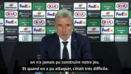 Demi-finale - Castro : "On n’a pas pu supporter le pressing de l'Inter"