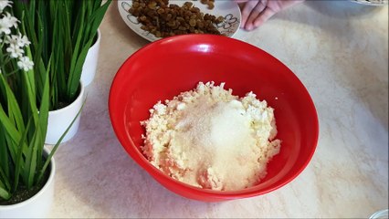 Дрожжевое тесто на МАЙОНЕЗЕ Вкусный красивый пышный пирог с творогом и изюмом Выпечка с творогом