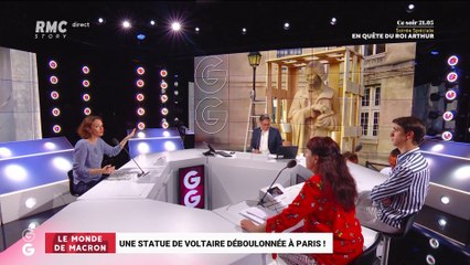 Le monde de Macron: une statue de Voltaire déboulonnée à Paris ? - 18/08
