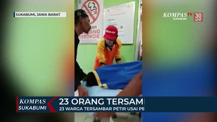 23 Warga Kecamatan Cilograng Lebak Banten Tersambar Petir dan Dievakuasi ke Puskesmas