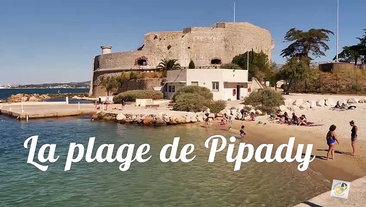 Plage de  Pipady à Toulon