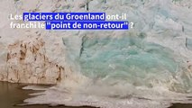 Groenland: la calotte glaciaire fond irrémédiablement, préviennent des scientifiques