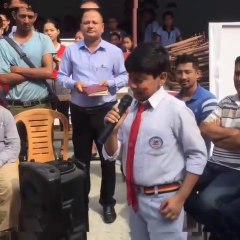 Patriotic Song by a Small School Boy