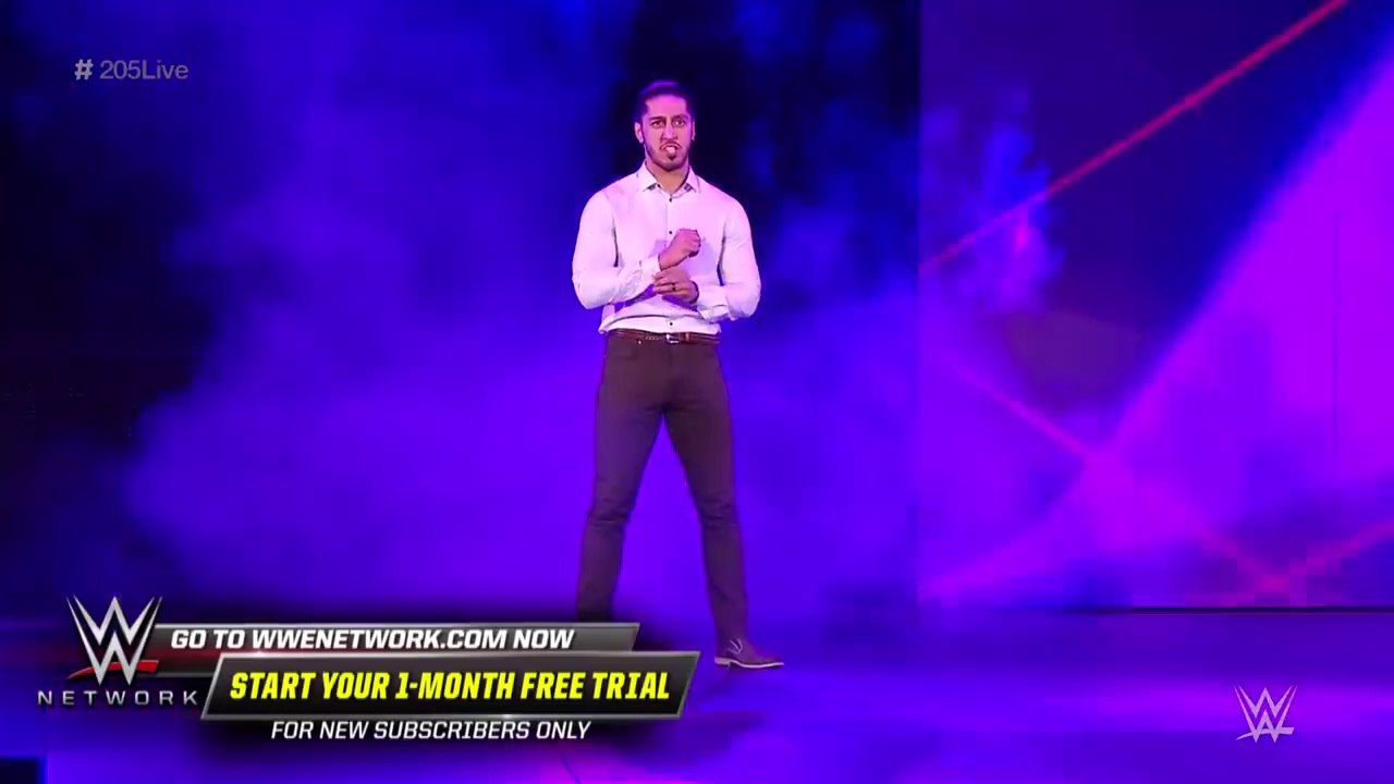 Mustafa Ali returns to confront Hideo Itami  WWE 205 Live_ Aug  28 2018