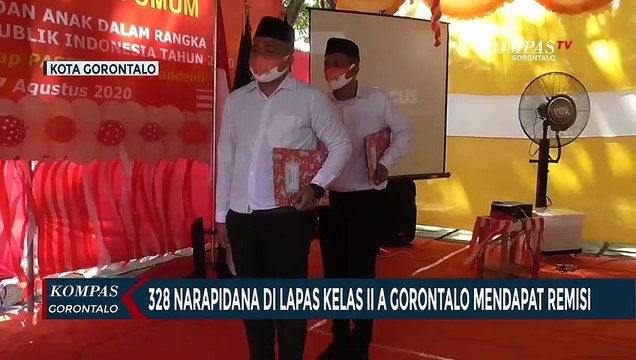 328 Narapidana di Lapas Kelas II A Gorontalo Mendapat Remisi