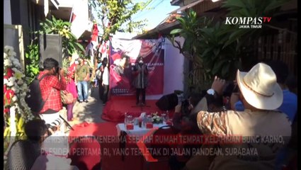 Risma Terima Rumah Kelahiran Bung Karno Di Surabaya