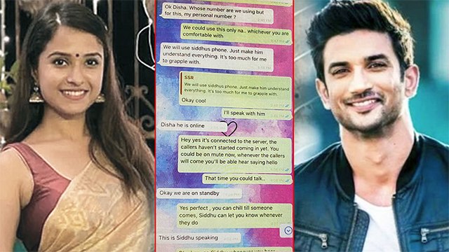 WhatsApp Chats Between Sushant Singh Rajput And Disha Salian Leaked