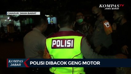 Polisi Dibacok Geng Motor