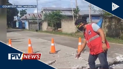 Ayuda sa mga biktima ng lindol sa Masbate at iba pang apektadong lugar, tiniyak