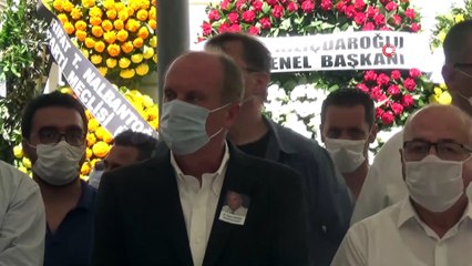- CHP’li Akman'ın cenazesine katılan Muharrem İnce'den açıklamalar