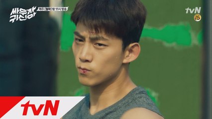 짐승남 옥택연, 힘이 남아 돈다!