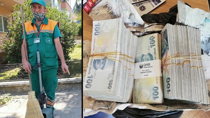 Temizlik görevlisinden alkışlanacak hareket! 110 bin TL'yi polise teslim etti