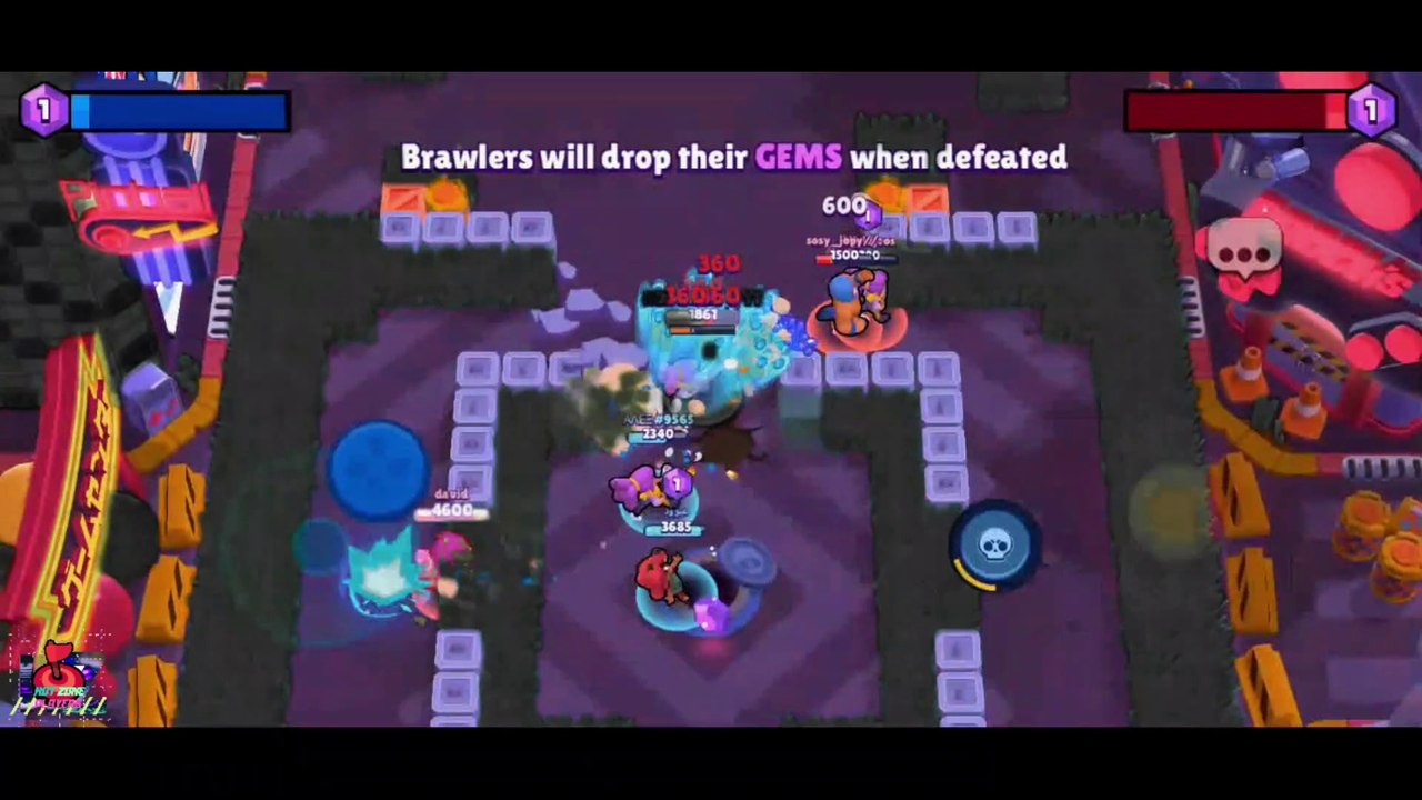 BRAWL STAR ANIMATION|| Gameplay-01||HOT ZONE PLAYERS||brawl stars meme animation