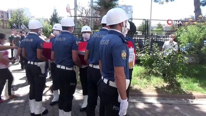 Kansere yenik düşen polis memuruna son görev